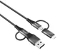 Trust Keyla 4-in-1 USB Data en Oplaad Kabel 1 Meter afbeelding 6