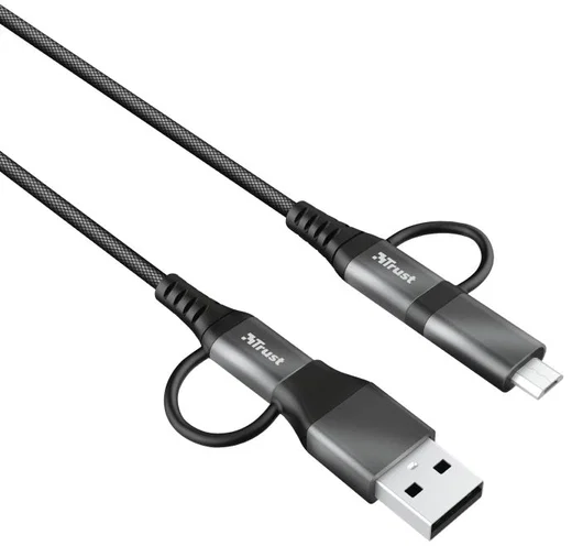 Trust Keyla 4-in-1 USB Data en Oplaad Kabel 1 Meter afbeelding 7