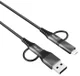 Trust Keyla 4-in-1 USB Data en Oplaad Kabel 1 Meter afbeelding 7