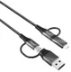 Trust Keyla 4-in-1 USB Data en Oplaad Kabel 1 Meter afbeelding 8