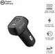 Trust Qmax 30W Autolader Fast Charge USB and USB-C Zwart afbeelding 7