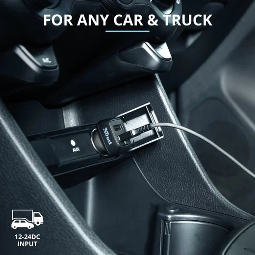 Trust Qmax Dubbele USB Poort Autolader afbeelding 9
