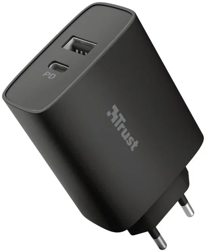 Trust Qmax Snellader 30W USB + USB-C Oplader met Power Delivery Zwart afbeelding 11