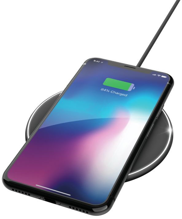 Trust Qylo Draadloze Oplader 10W Fast Charge + MicroUSB kabel 1M Zwart afbeelding 4