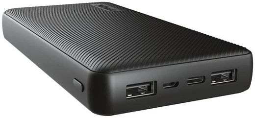Trust Primo PowerBank 20.000 mAh Fast Charge USB/USB-C Zwart afbeelding 1