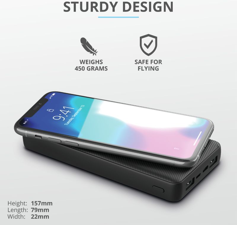 Trust Primo PowerBank 20.000 mAh Fast Charge USB/USB-C Zwart afbeelding 6