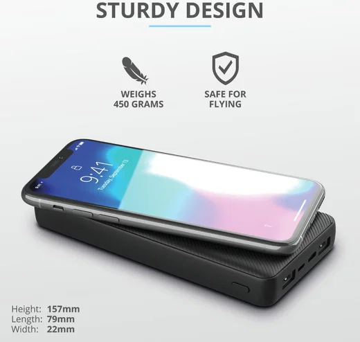 Trust Primo PowerBank 20.000 mAh Fast Charge USB/USB-C Zwart afbeelding 6