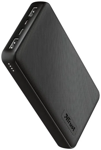 Trust Primo Compact PowerBank 15.000 mAh Fast Charge USB/USB-C Zwart afbeelding 2