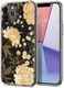 HappyCase iPhone 12 / 12 Pro Hoesje Flexibel TPU Gele Rozen Print afbeelding 2