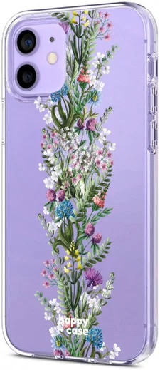 HappyCase iPhone 12 / 12 Pro Hoesje Flexibel TPU Floral Print afbeelding 5