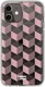 HappyCase iPhone 12 / 12 Pro Hoesje Flexibel TPU Blokjes Print afbeelding 1