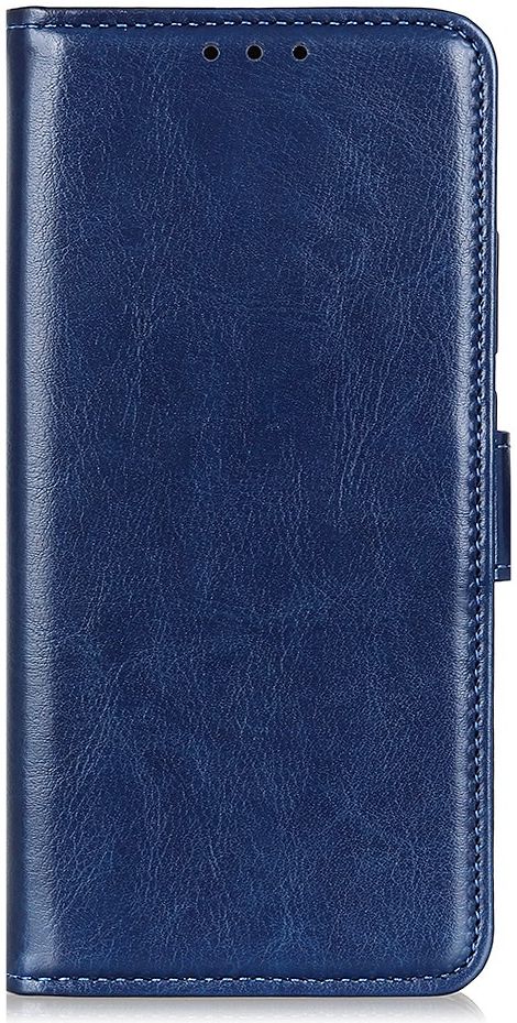 Google Pixel 5 Kunstleer Portemonnee Stand Hoesje Blauw afbeelding 2