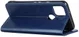 Google Pixel 5 Kunstleer Portemonnee Stand Hoesje Blauw afbeelding 4