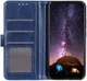 Google Pixel 5 Kunstleer Portemonnee Stand Hoesje Blauw afbeelding 6