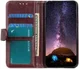 Google Pixel 5 Kunstleer Portemonnee Stand Hoesje Bruin afbeelding 1