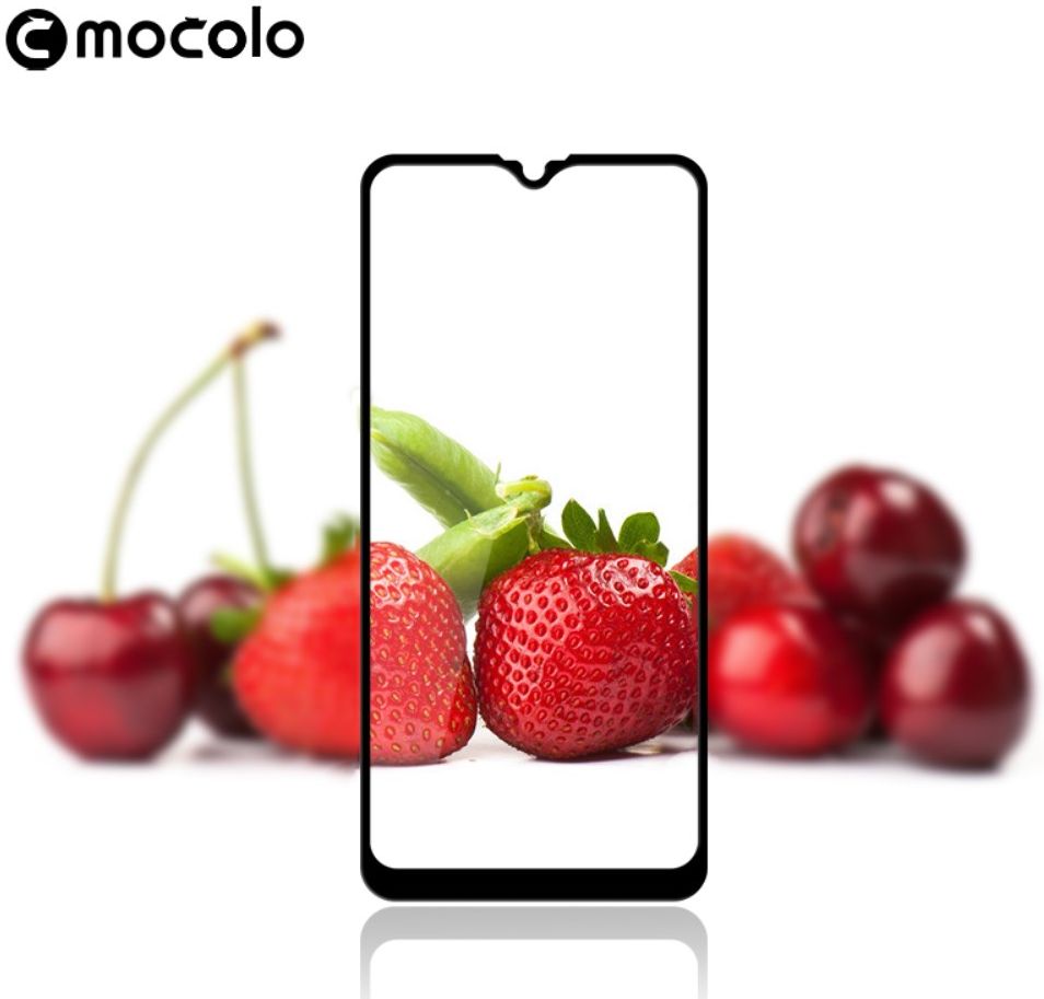 MOCOLO Samsung Galaxy A20s Full Cover Tempered Glass Screen Protector afbeelding 3