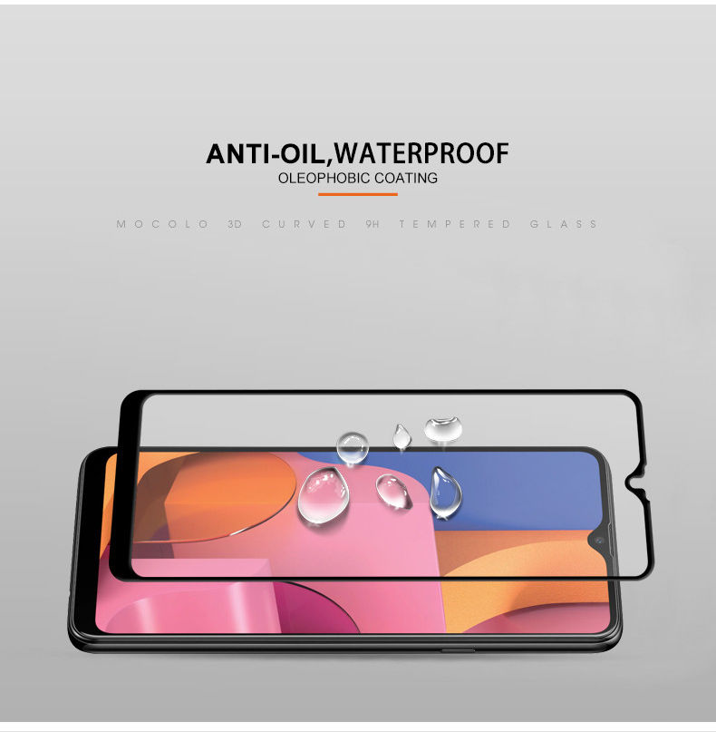 MOCOLO Samsung Galaxy A20s Full Cover Tempered Glass Screen Protector afbeelding 8