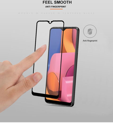 MOCOLO Samsung Galaxy A20s Full Cover Tempered Glass Screen Protector afbeelding 9