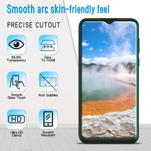 Motorola Moto E7 Plus 0.3mm Arc Edge Tempered Glass Screen Protector afbeelding 2