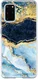 HappyCase Galaxy S20 FE Hoesje Flexibel TPU Blauw Marmer Print afbeelding 1