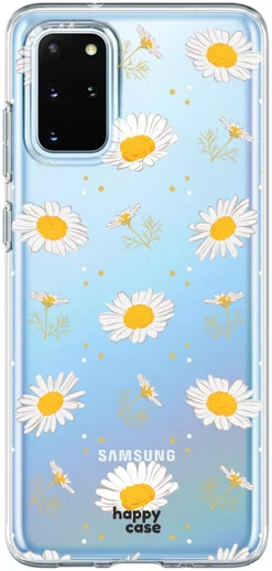 HappyCase Galaxy S20 FE Hoesje Flexibel TPU Bloemen Print afbeelding 1