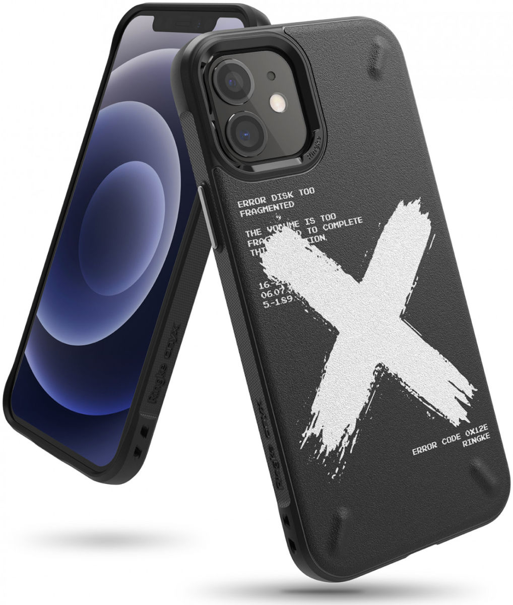 Ringke Onyx Design Apple iPhone 12 Mini Hoesje Flexibel TPU X afbeelding 1