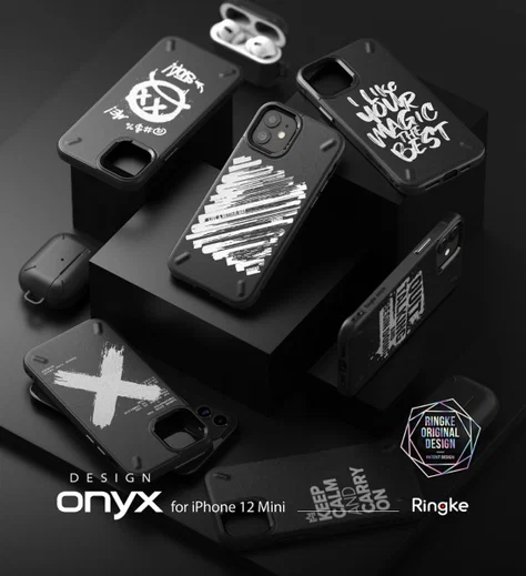 Ringke Onyx Design Apple iPhone 12 Mini Hoesje Flexibel TPU X afbeelding 10
