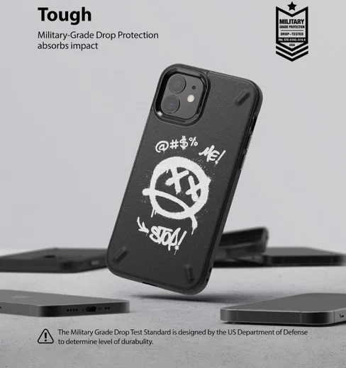 Ringke Onyx Design Apple iPhone 12 Mini Hoesje Flexibel TPU X afbeelding 3