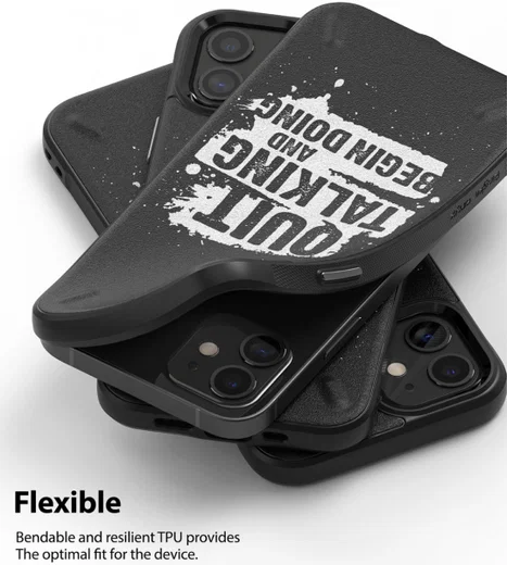 Ringke Onyx Design Apple iPhone 12 Mini Hoesje Flexibel TPU X afbeelding 4