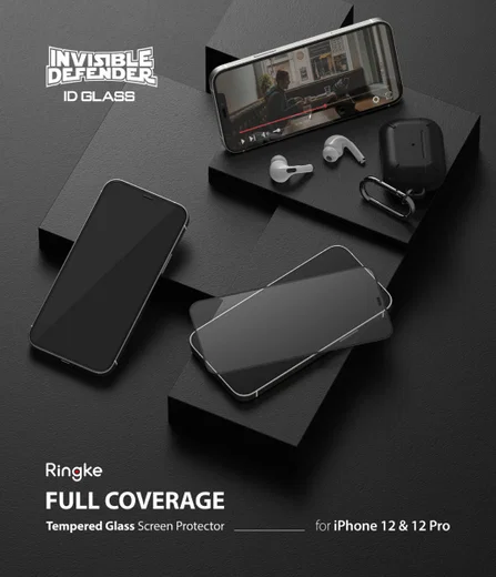 Ringke ID Glass Apple iPhone 12 Mini Tempered Glass Screenprotector afbeelding 13