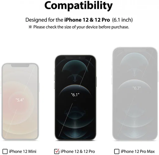 Ringke ID Glass Apple iPhone 12 Mini Tempered Glass Screenprotector afbeelding 14