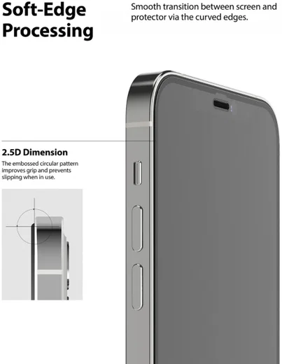 Ringke ID Glass Apple iPhone 12 Mini Tempered Glass Screenprotector afbeelding 5