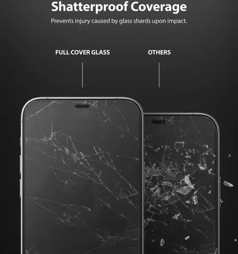 Ringke ID Glass Apple iPhone 12 Mini Tempered Glass Screenprotector afbeelding 6