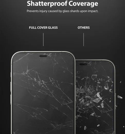 Ringke ID Glass Apple iPhone 12/12 Pro Tempered Glass Screenprotector afbeelding 8