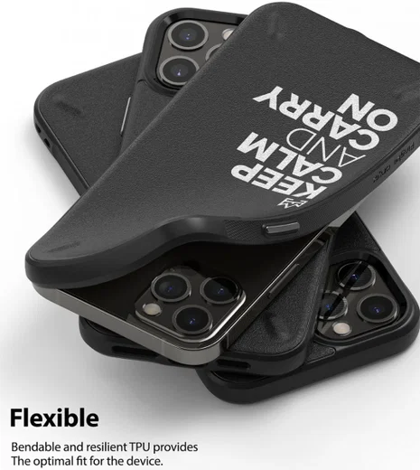 Ringke Onyx Design iPhone 12 Pro Max Hoesje Flexibel TPU Paint afbeelding 3