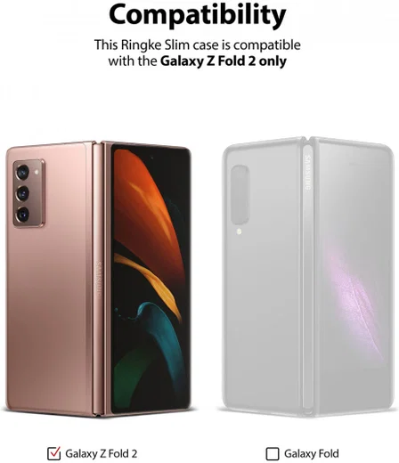 Ringke Slim Samsung Galaxy Z Fold 2 Hoesje Transparant afbeelding 9