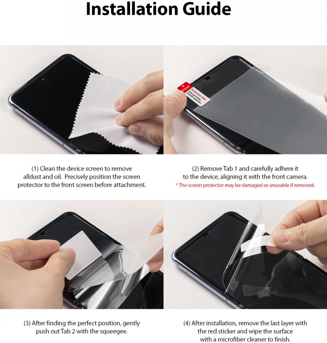 Ringke ID Samsung Galaxy Z Fold 2 Screen Protector afbeelding 14