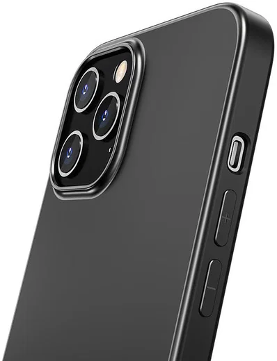 Hoco Fascination Series Apple iPhone 12 Pro Max Hoesje Matte Zwart afbeelding 3