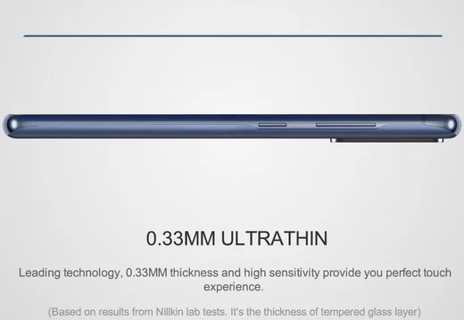 Samsung Galaxy S20 FE Nillkin Tempered Glass Screen Protector Zwart afbeelding 10