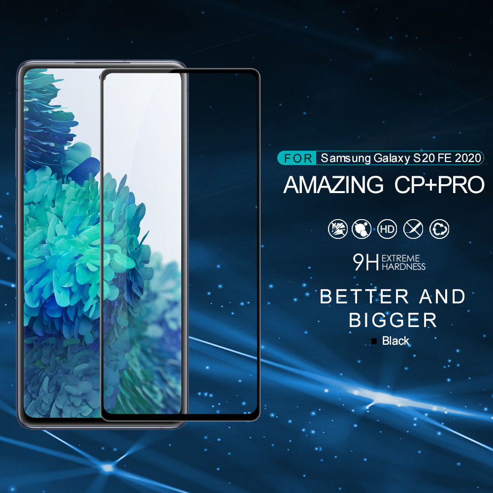 Samsung Galaxy S20 FE Nillkin Tempered Glass Screen Protector Zwart afbeelding 6