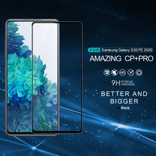 Samsung Galaxy S20 FE Nillkin Tempered Glass Screen Protector Zwart afbeelding 6