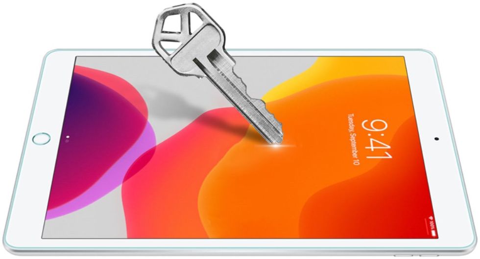 Apple iPad 10.2 (2019/2020/2021) 0.3mm Tempered Glass Screenprotector afbeelding 5