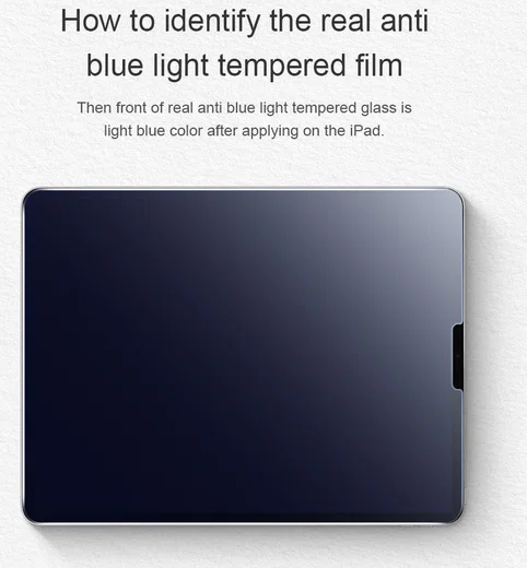 iPad Pro 11 / Air 2020/2022 Anti-Bluelight Screenprotector afbeelding 13