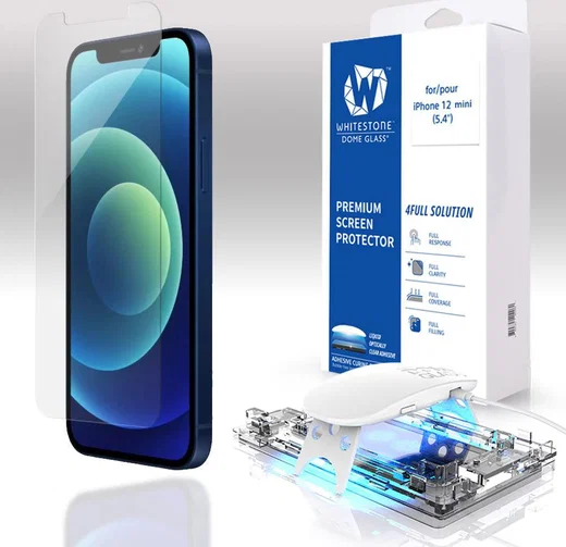 Whitestone Dome Glass Apple iPhone 12 Mini Screen Protector afbeelding 1