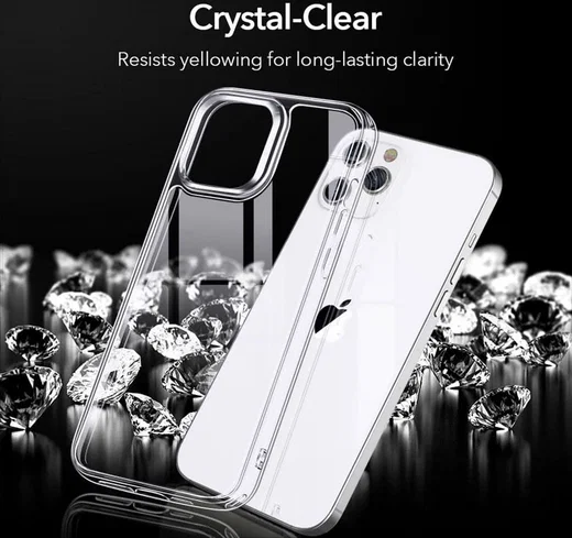 ESR Ice Shield Apple iPhone 12/12 Pro Hoesje Hybrid Glass Transparant afbeelding 8