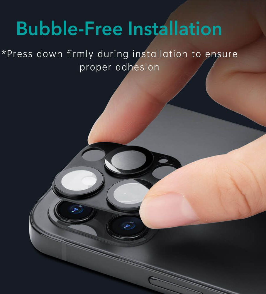 ESR Apple iPhone 12 Pro Tempered Glass Camera Lens Protector (2-Pack) afbeelding 6