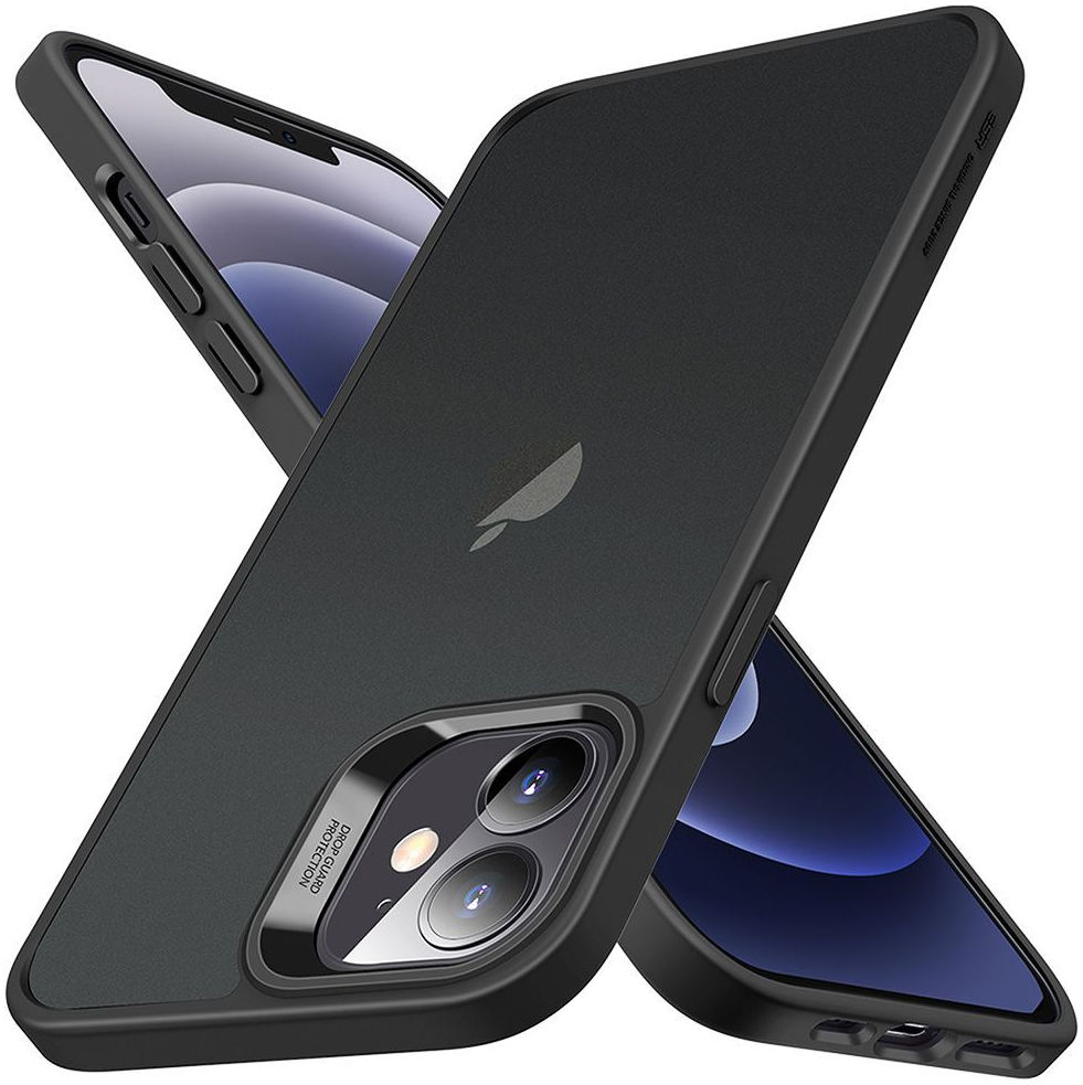 ESR Classic Hybrid Apple iPhone 12 Mini Hoesje Transparant Grijs afbeelding 4
