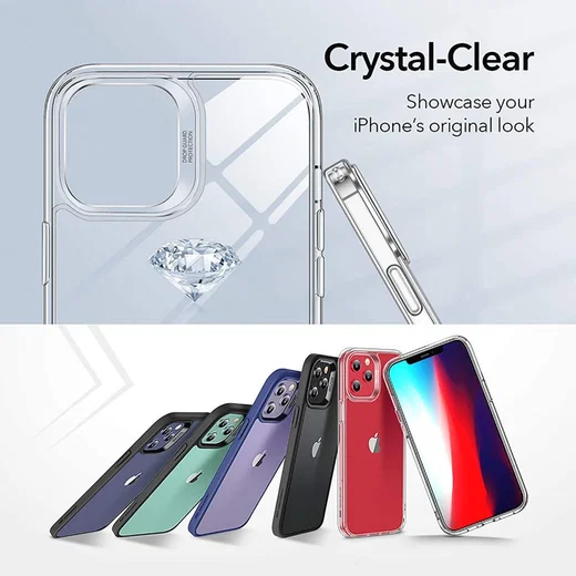 ESR Classic Hybrid Apple iPhone 12 Mini Hoesje Transparant Grijs afbeelding 7