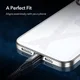 ESR Halo Apple iPhone 12 Mini Hoesje Transparant Zwart afbeelding 4