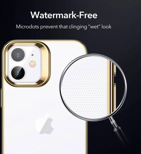 ESR Halo Apple iPhone 12 Mini Hoesje Transparant Zwart afbeelding 6